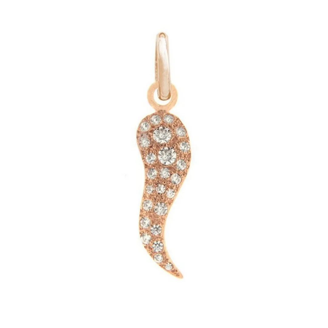 Alisei Pendentif croissant blanc moyen pour femme - P214