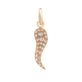 Alisei Pendentif croissant blanc moyen pour femme - P214