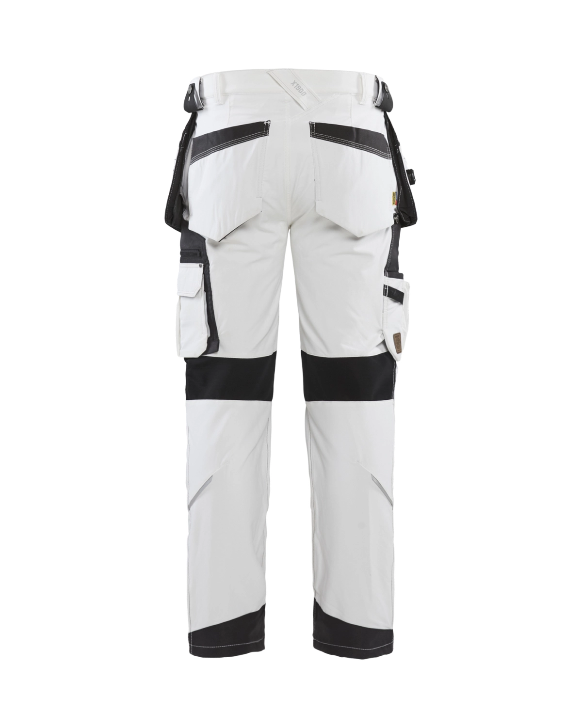 Blåkläder 1079 Pantalon de travail pour peintre/plâtrier avec stretch 4 directions - blanc/gris foncé - 50 (M)