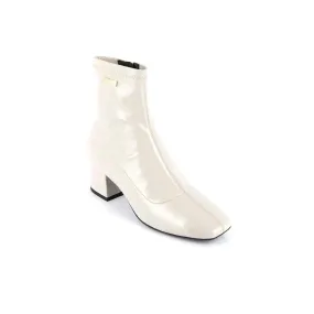 Boots femme blanc vernis DANIELA | 3 Suisses