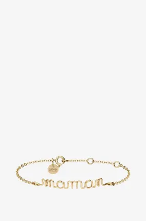 Bracelet doré Richelieu Maman
