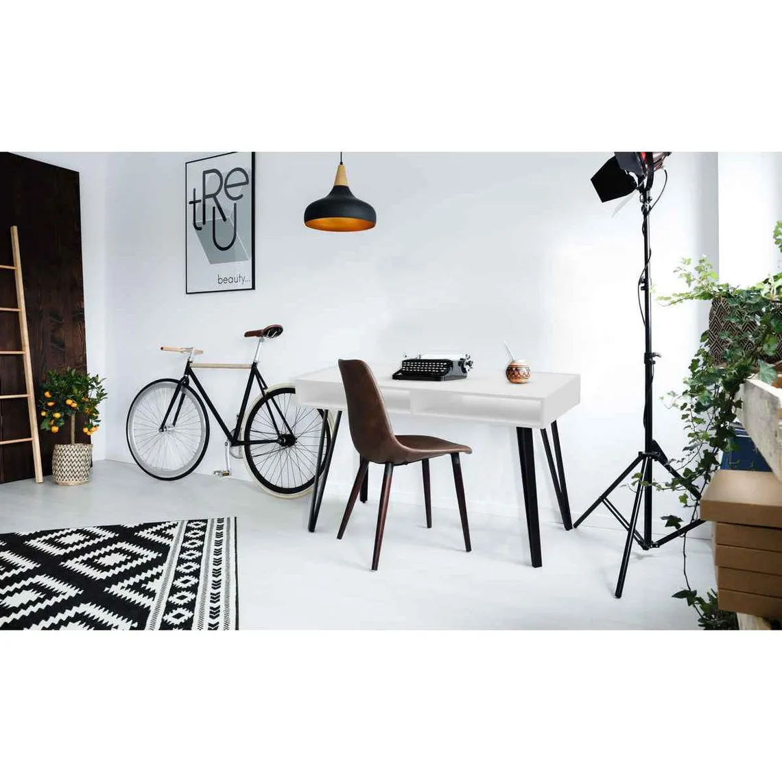Bureau RIVIERA Blanc Mat | 3 Suisses