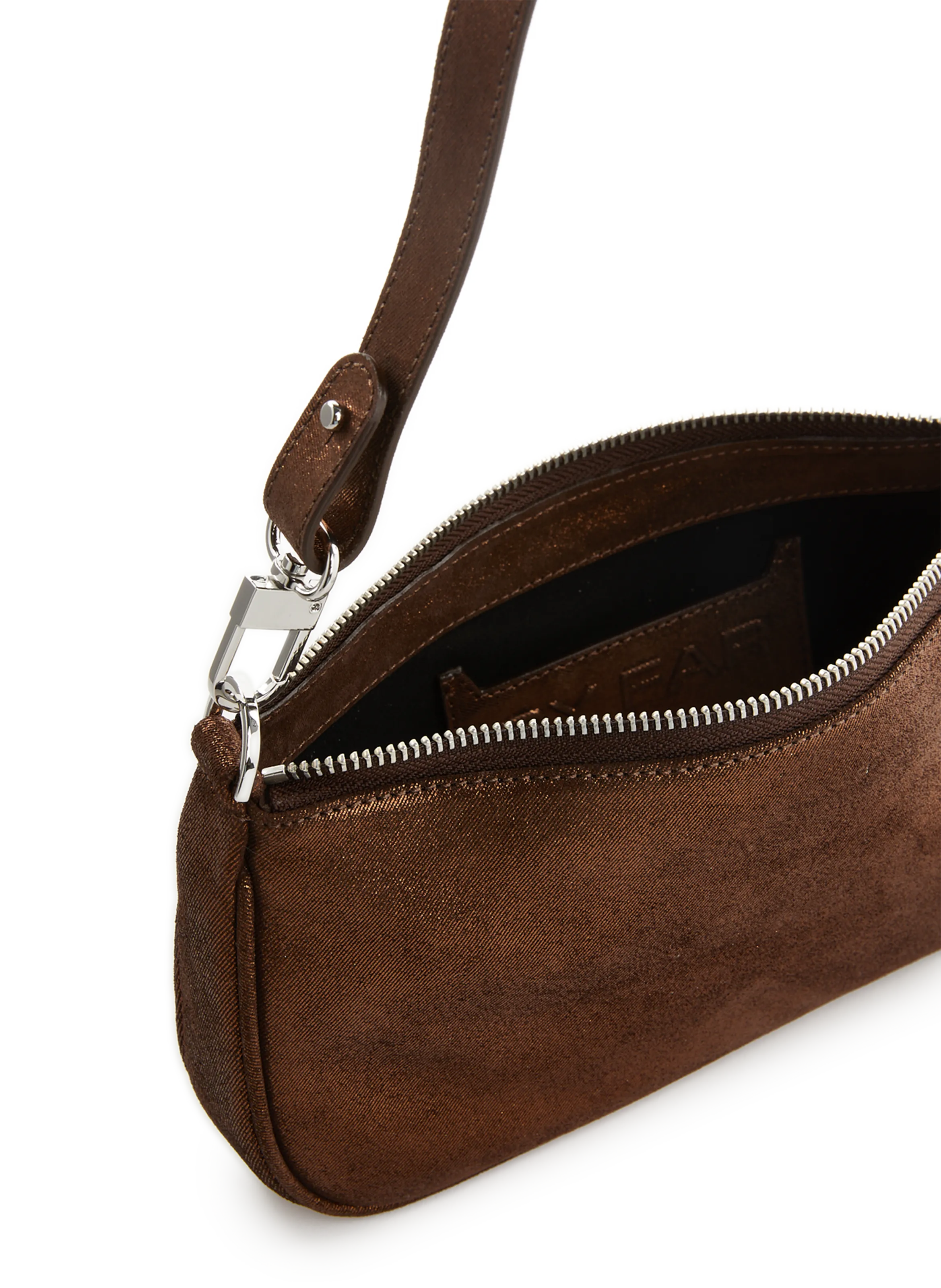 BY FAR  Sac à main Rachel bear en cuir - Marron