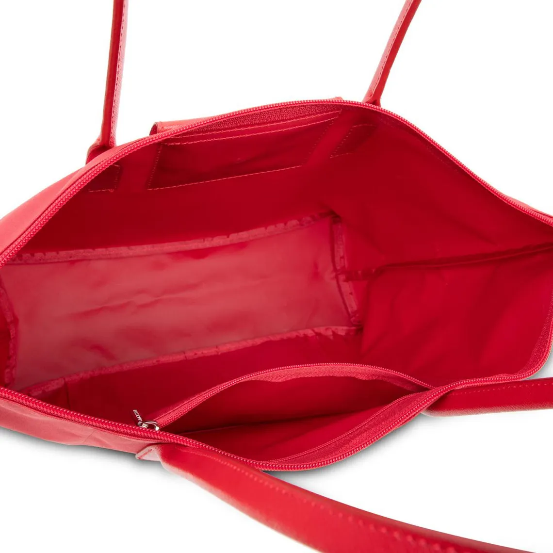 Cabas Epaule Rouge Zippé Taille L SMART KBA - Lancaster en tissu | 3 Suisses