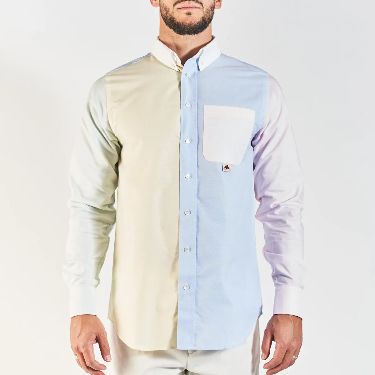 Chemise Dalen Robe di Kappa Blanc Unisexe