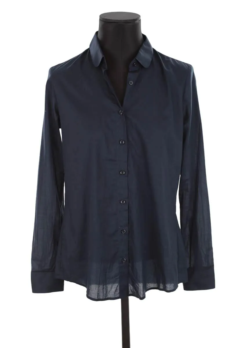 Chemise en coton The Kooples bleu. Matière principale coton. Taille 36.