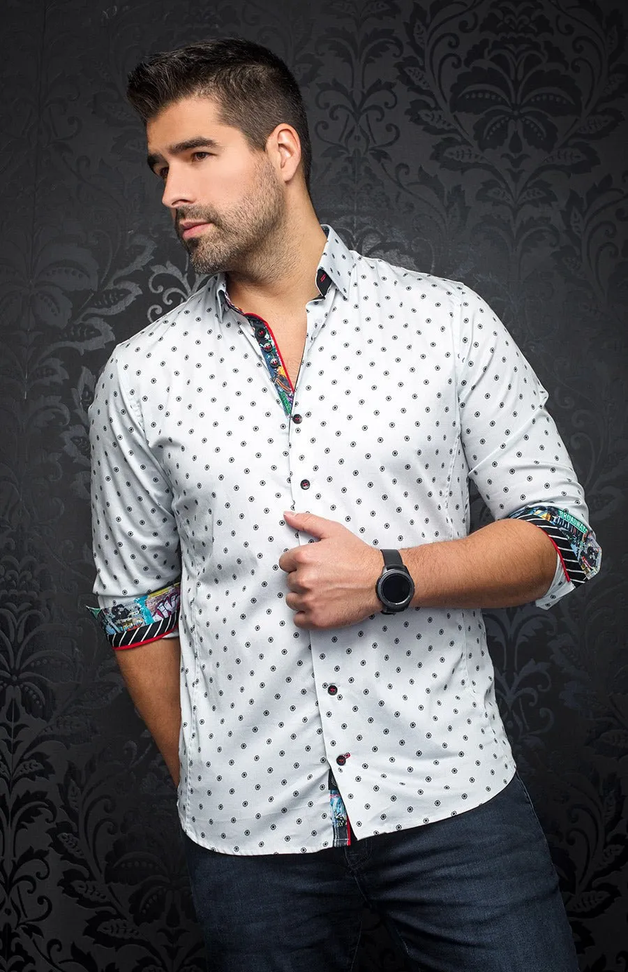 Chemise - NEUMANN, Light grey