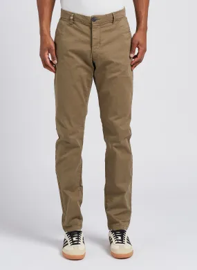 CHINO SLIM FIT EN COTON MéLANGé - IKKS pour HOMME | Printemps