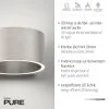 Clipse Applique murale Luminaires Paul Neuhaus LED Argenté, 2 lumières