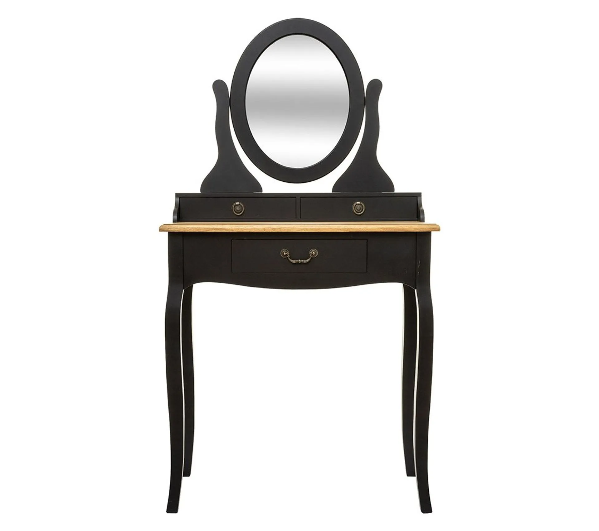 Coiffeuse 1 Tiroir Chrysa Noir