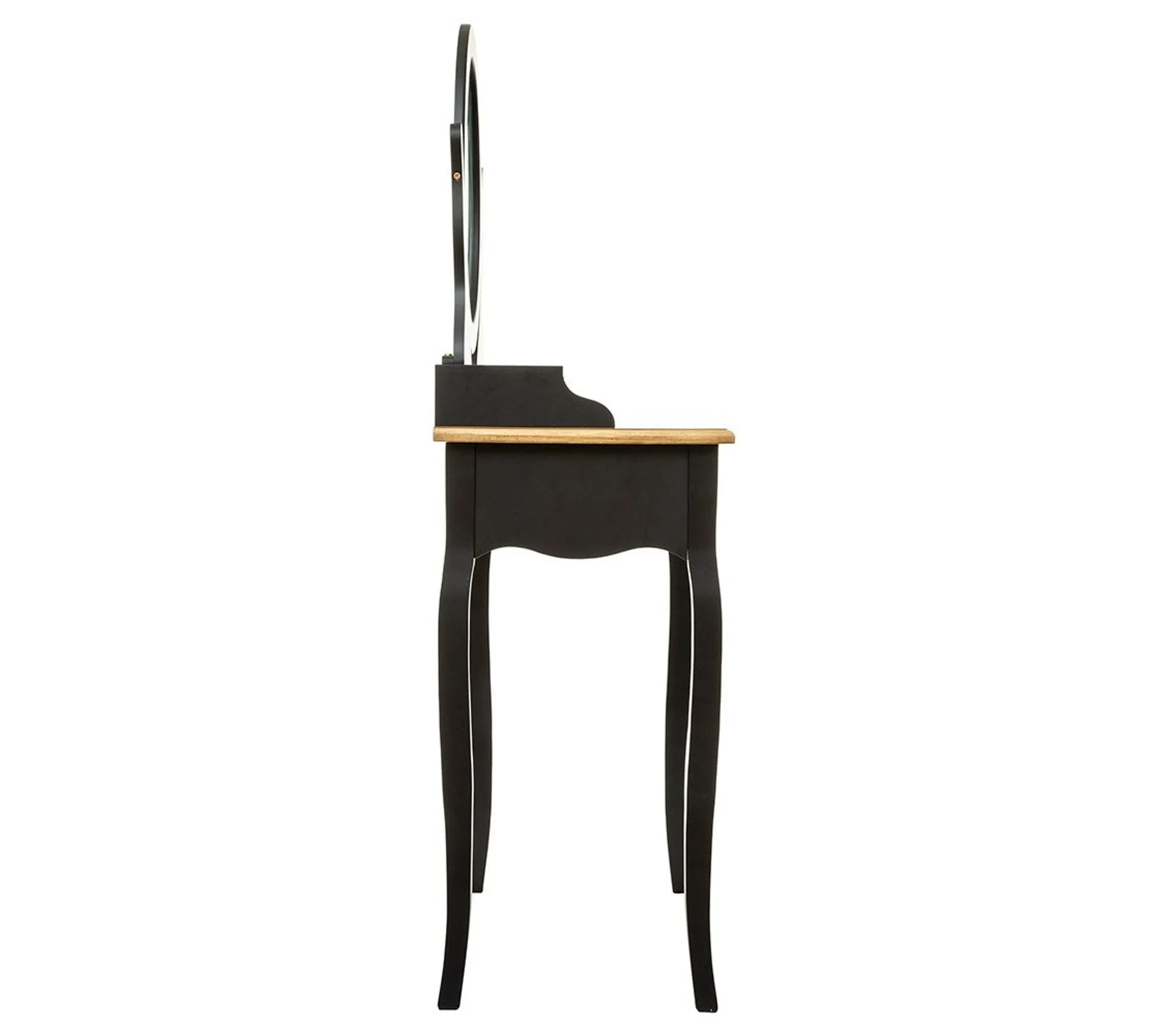 Coiffeuse 1 Tiroir Chrysa Noir