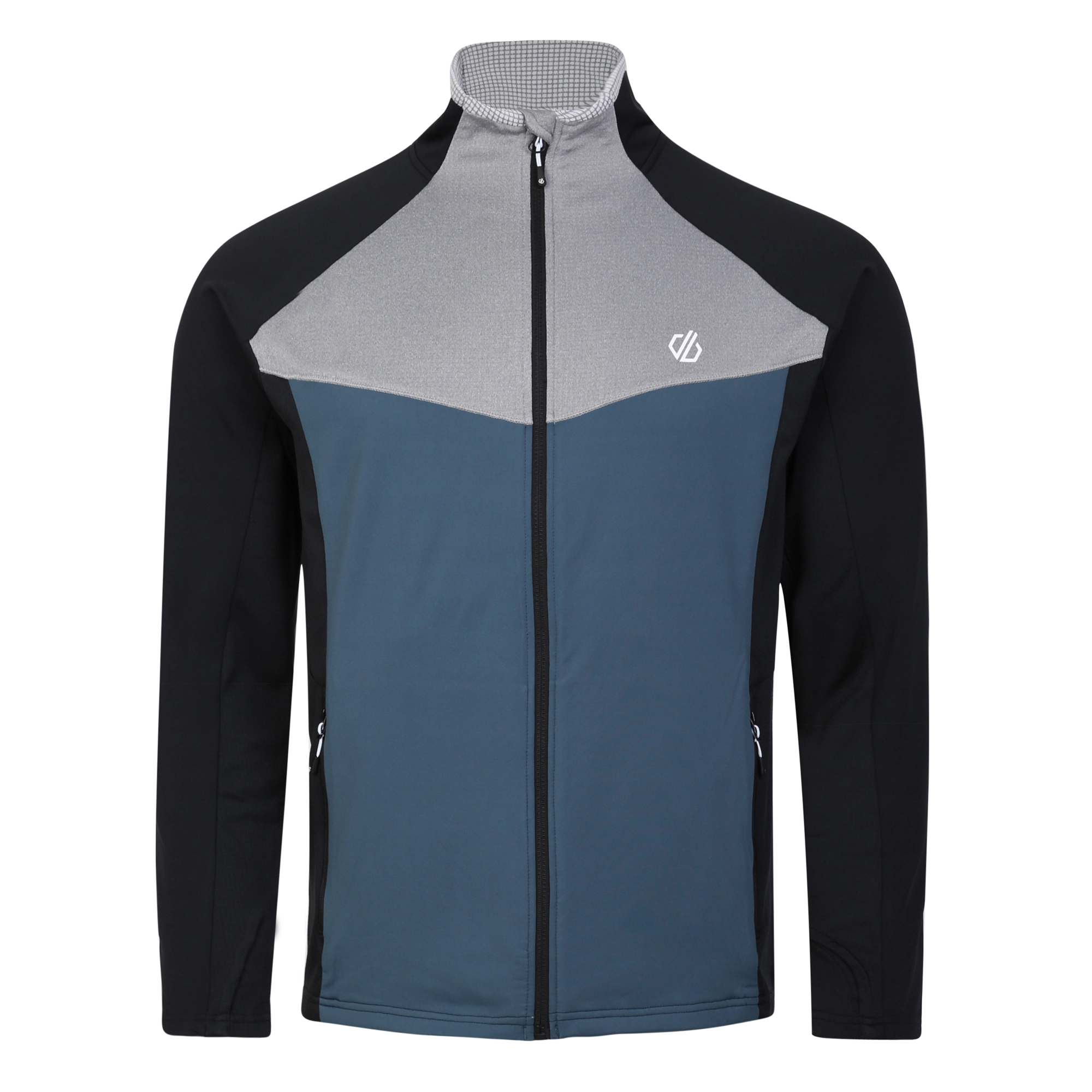 Couche intermédiaire zippée Core Strech Homme Substratum | Noir Gris