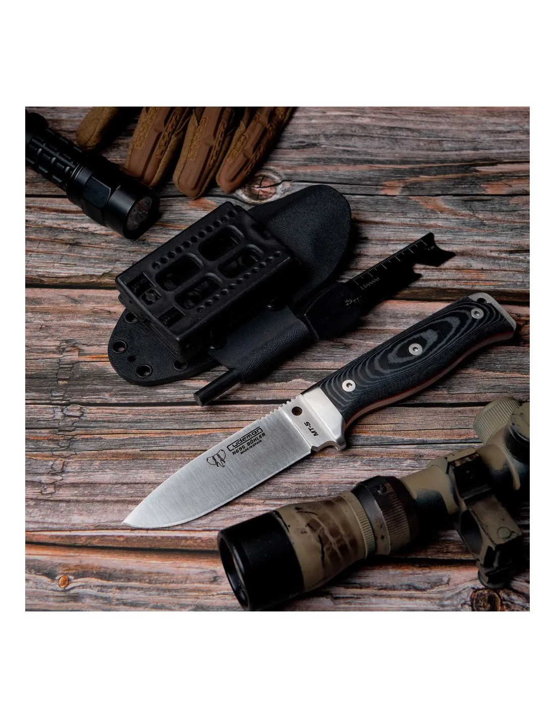 Couteau Cudeman micarta noir ⚔️ Boutique Épées