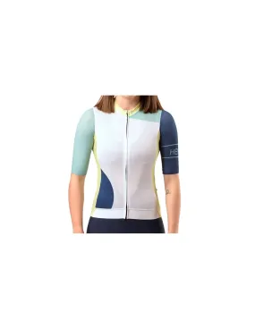 Cyclisme Maillot Hemon Prestiggio M/C Blanc Femme