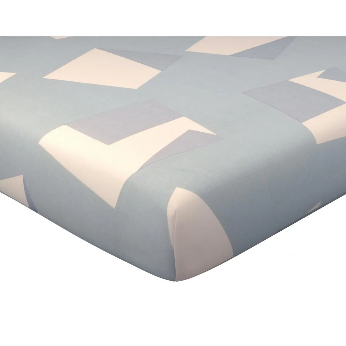 Drap-housse CARAMEL gris en coton | 3 Suisses
