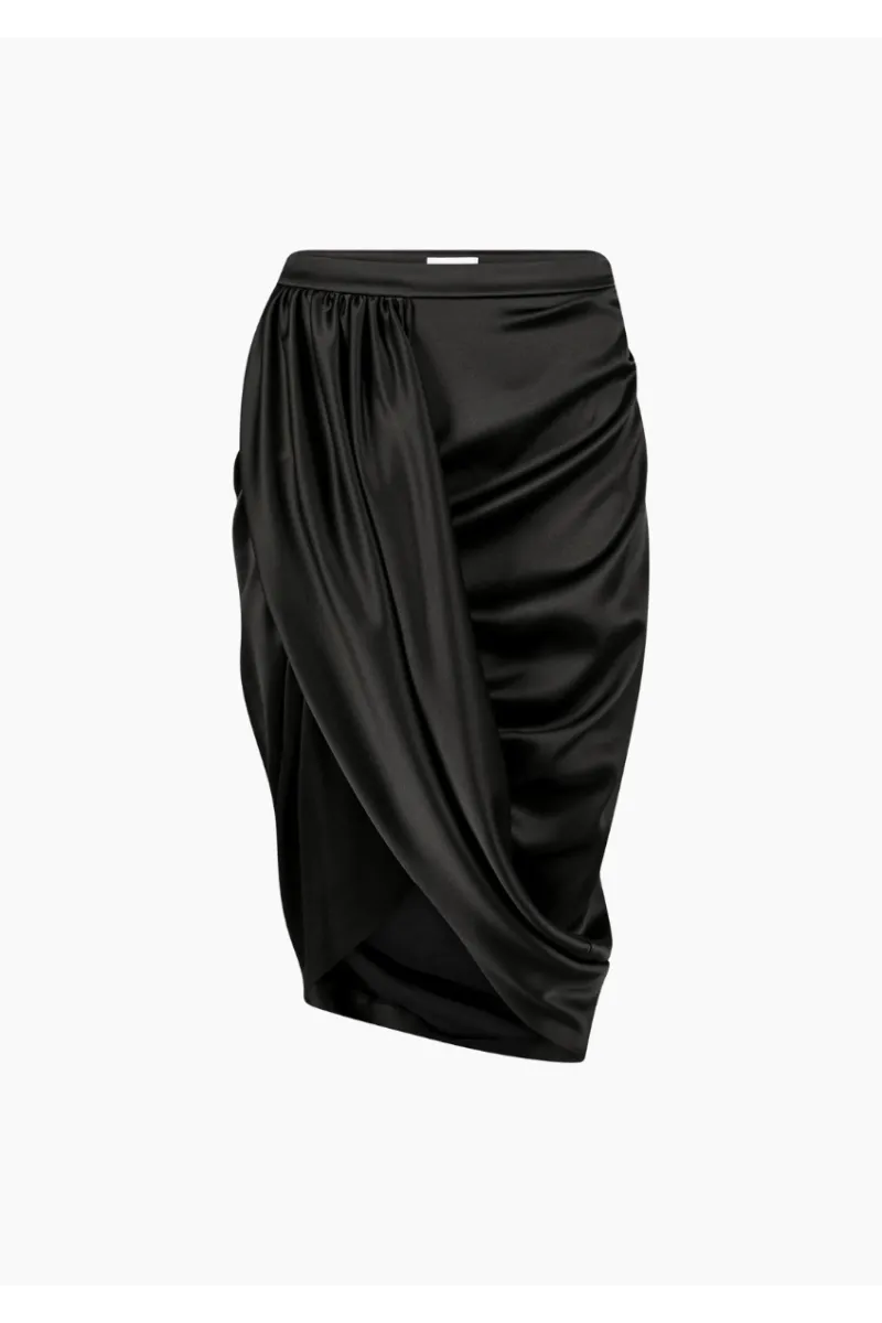 DRIES VAN NOTEN LA JUPE SABRINA SATIN