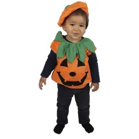 Déguisement Citrouille Enfant 3/4 ans - Marque - Modèle - Orange, Cuivre, Mandarine - Intérieur