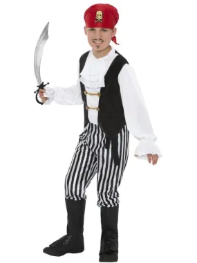 Déguisement pirate garçon noir et blanc