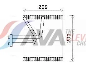 Evaporateur climatisation AVA COOLING CTV045 