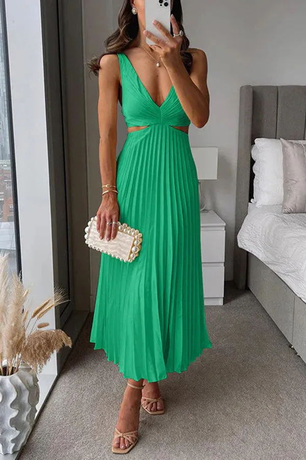 Femmes - Robe midi élégante - Tissu confortable - Robe stylée pour tou