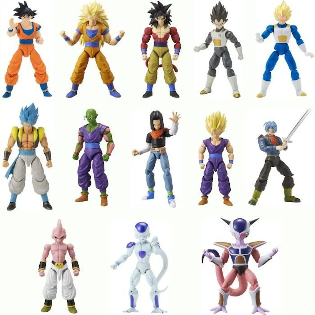 Figurine Dragon Ball 17 cm - Modèle aléatoire - Bandai jaune - 