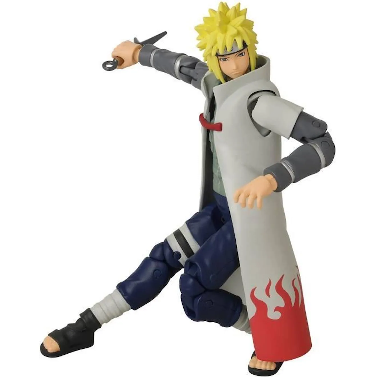 Figurine Namikaze Minato - Naruto Shippuden - Anime Heroes 17 cm - Bandai jaune - Bandai