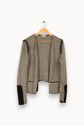 Gilet épais noir et blanc - Taille M/38
