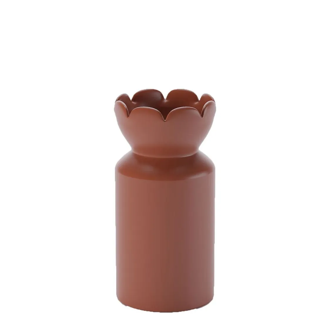 Grand vase col tulipe céramique rouge RIVOLI | 3 Suisses
