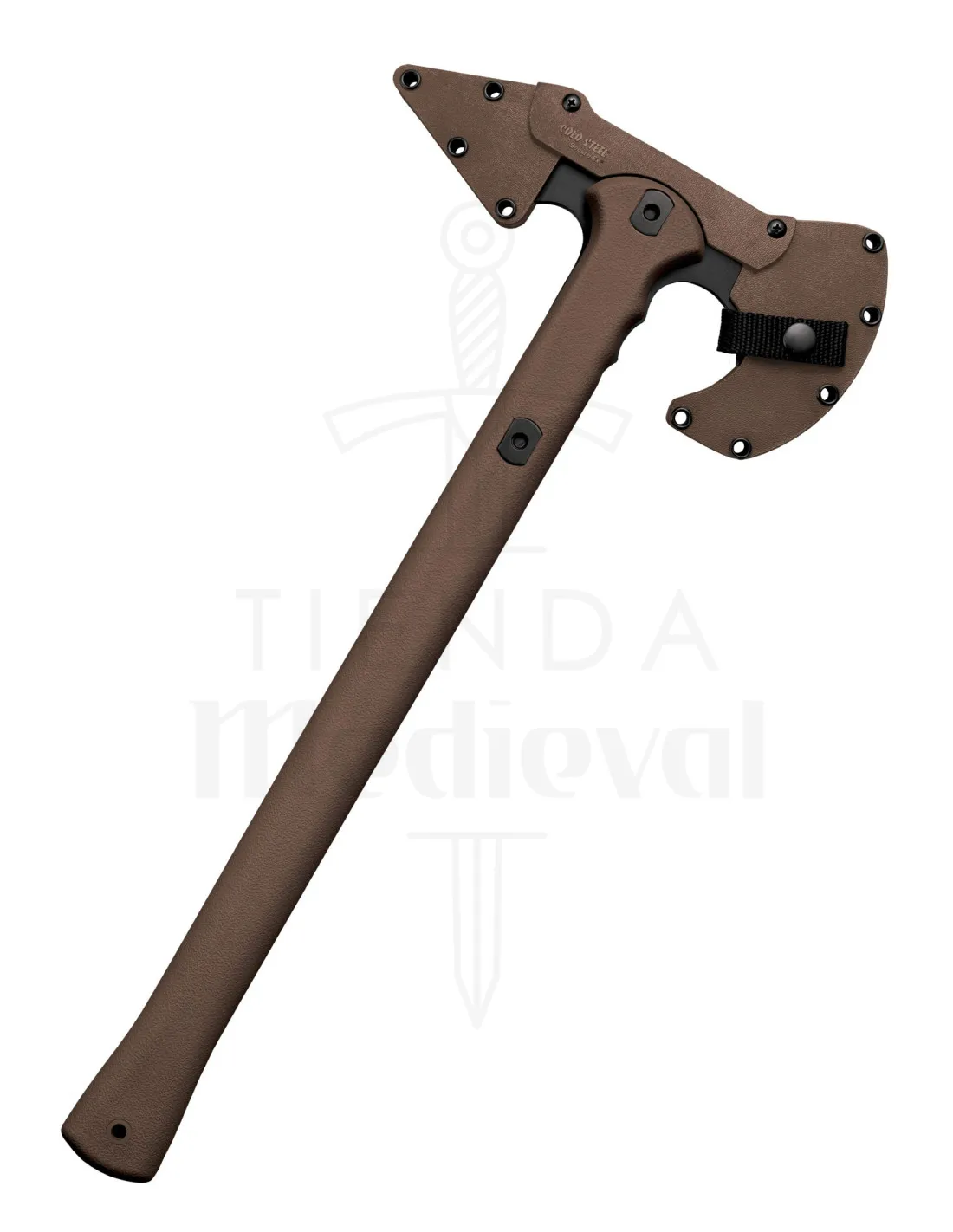 Hache fonctionnelle Cold Steel modèle Trench Hawk, marron ⚔️ Boutique Épées