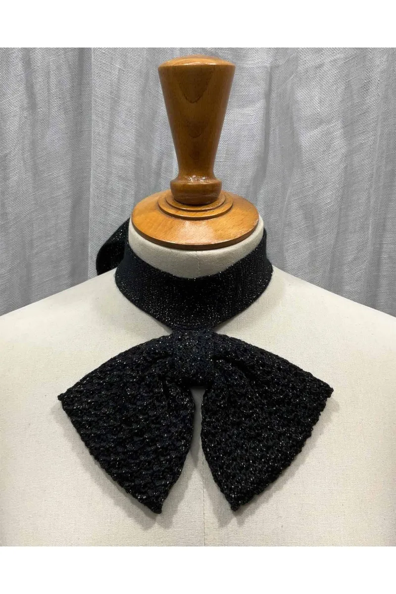 Jabot Pina Couleur Noir