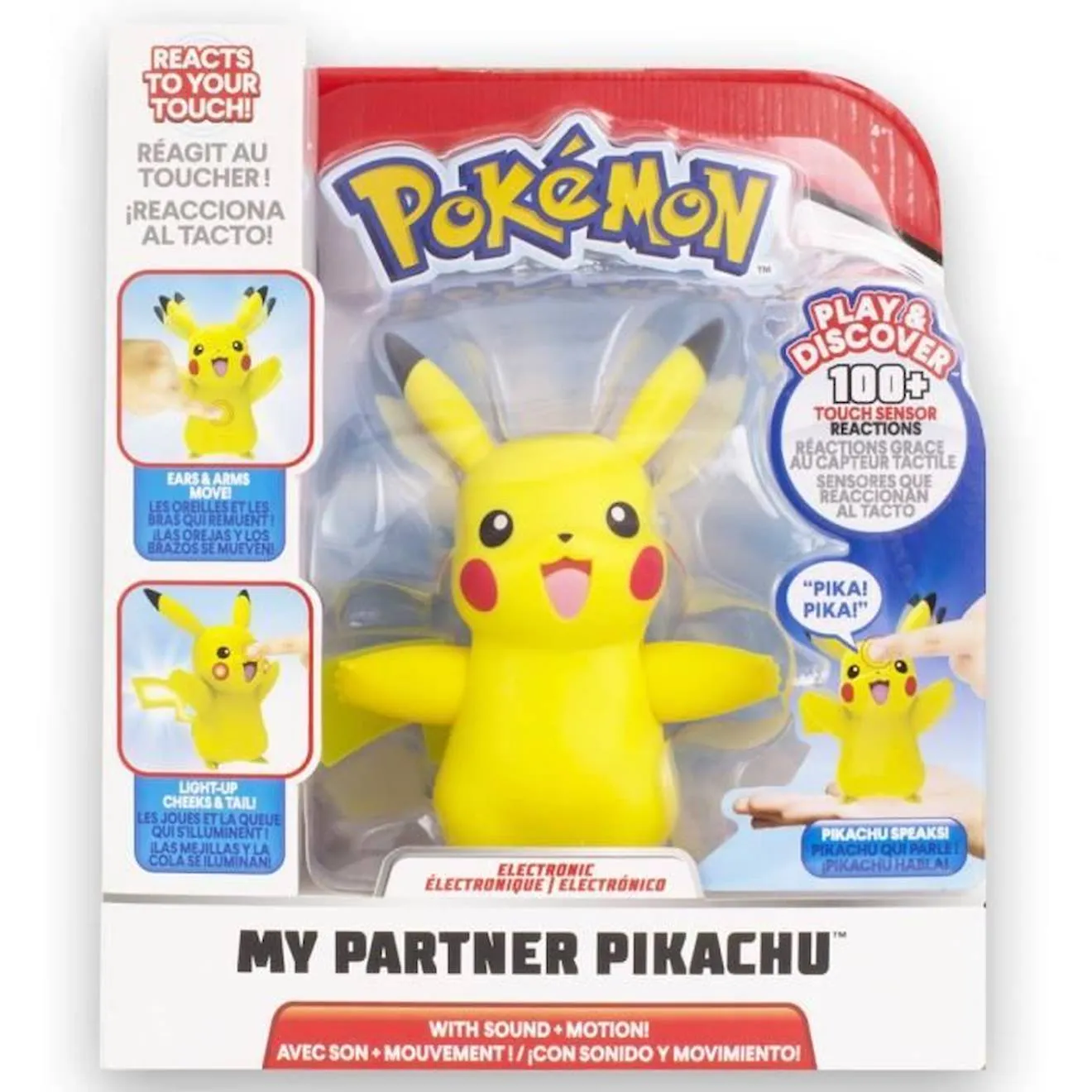 Jeu interactif My Partner Pikachu de BANDAI - 10 cm - Pour enfant à partir de 4 ans jaune - Bandai