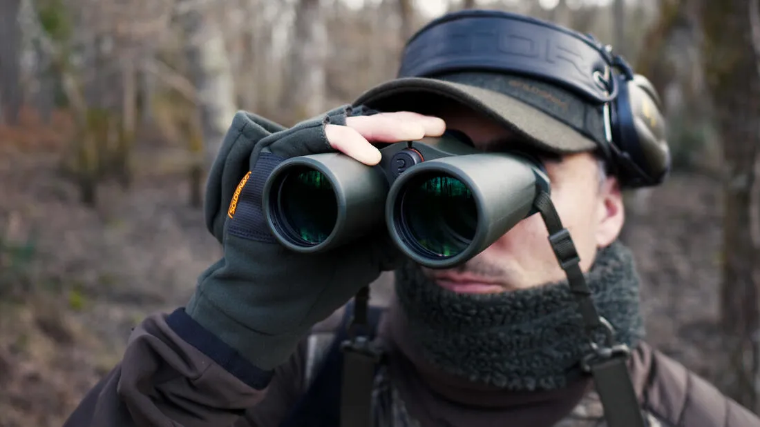 Jumelles Chasse kaki étanches 500 10x42