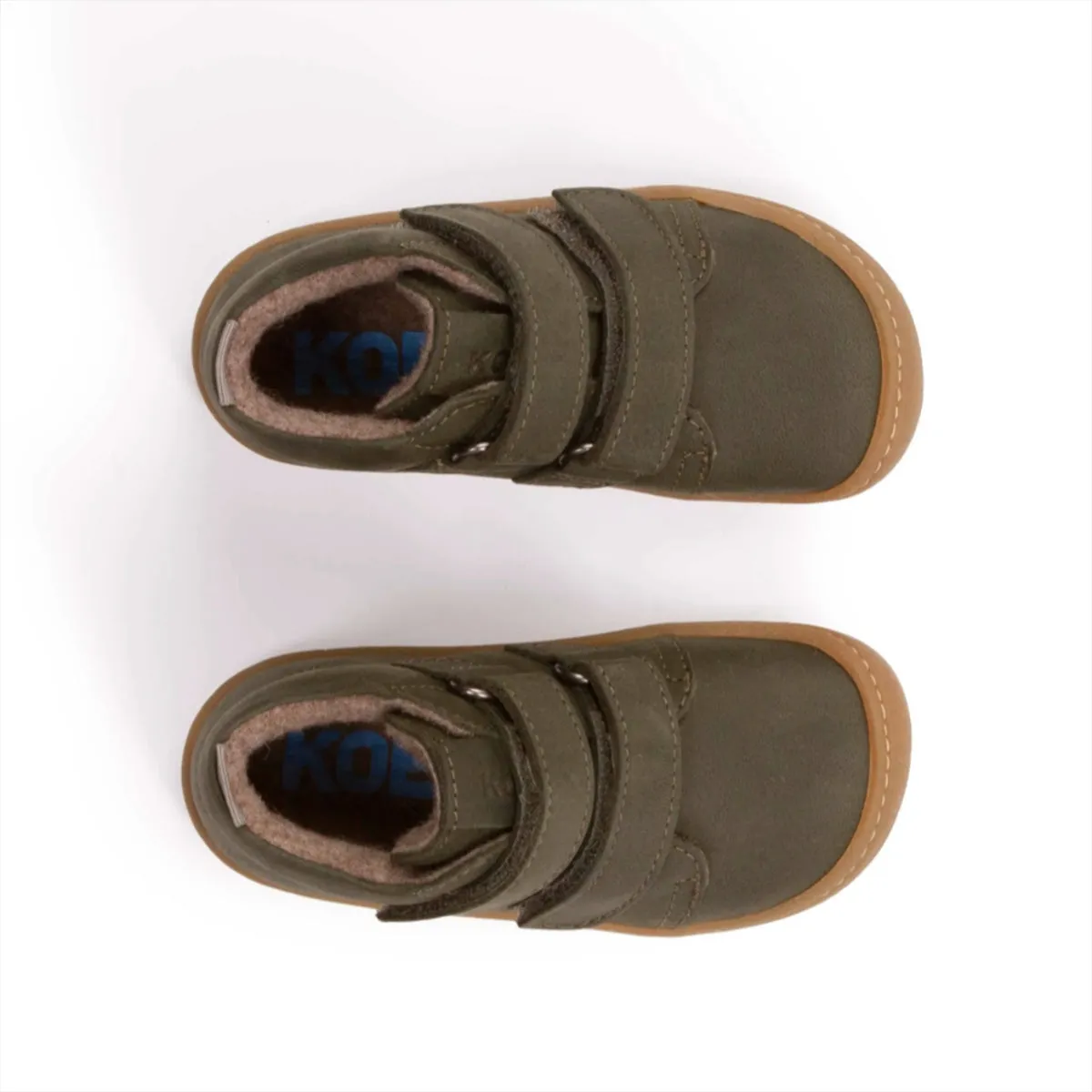 Koel Barefoot Kids Bob Fourrées Kaki