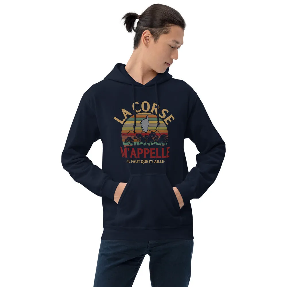 La Corse m'appelle, il faut que j'y aille - Sweatshirt à capuche