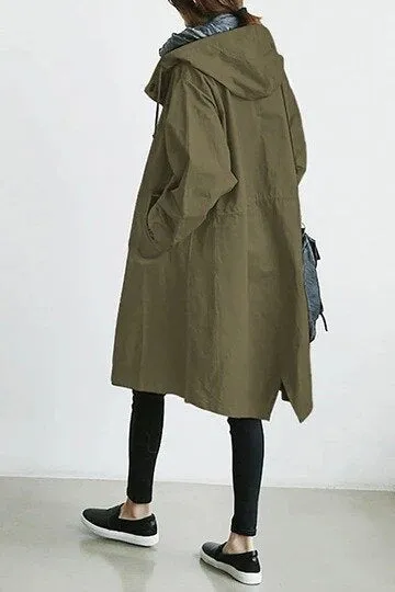 Long Trench-coat pour Femmes