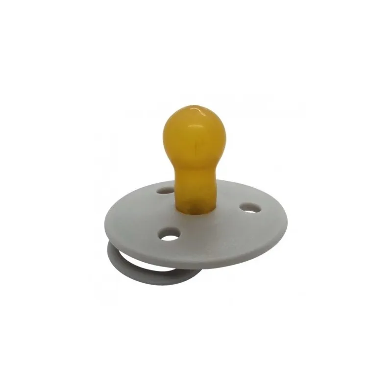 Lot de 2 sucettes en latex naturel Gris 0+