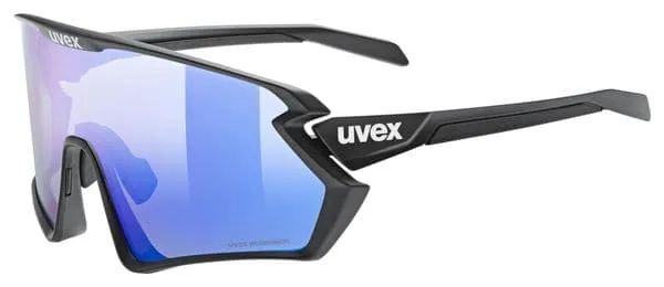 Lunettes Uvex sportstyle 231 2.0 P Noir Mat - Miroir Bleu