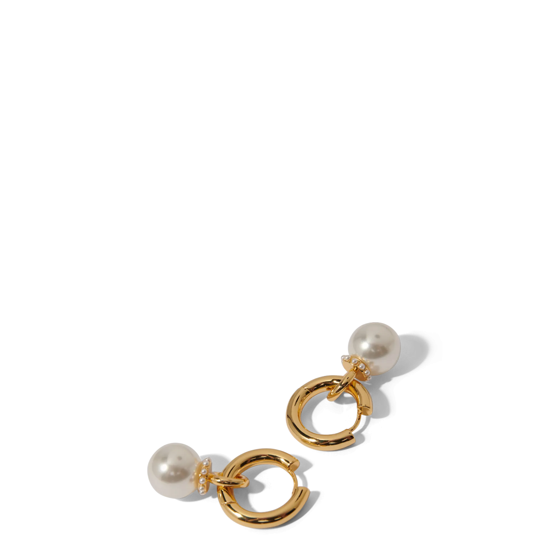 MAJE  Boucles d'oreilles créoles - Doré