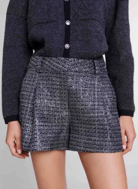 MAJE  Short large - Argent
