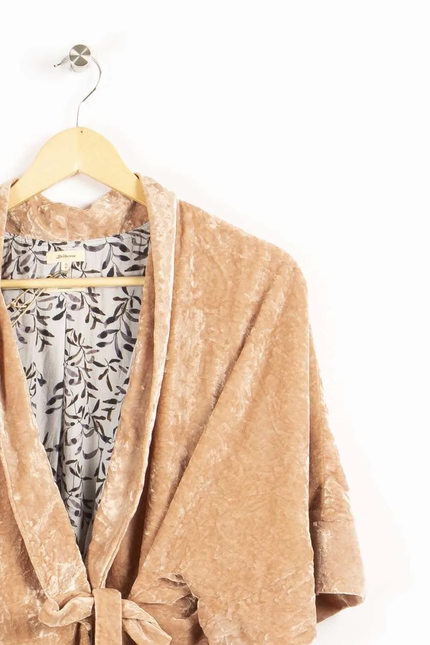 Manteau beige d'hiver - M / 38