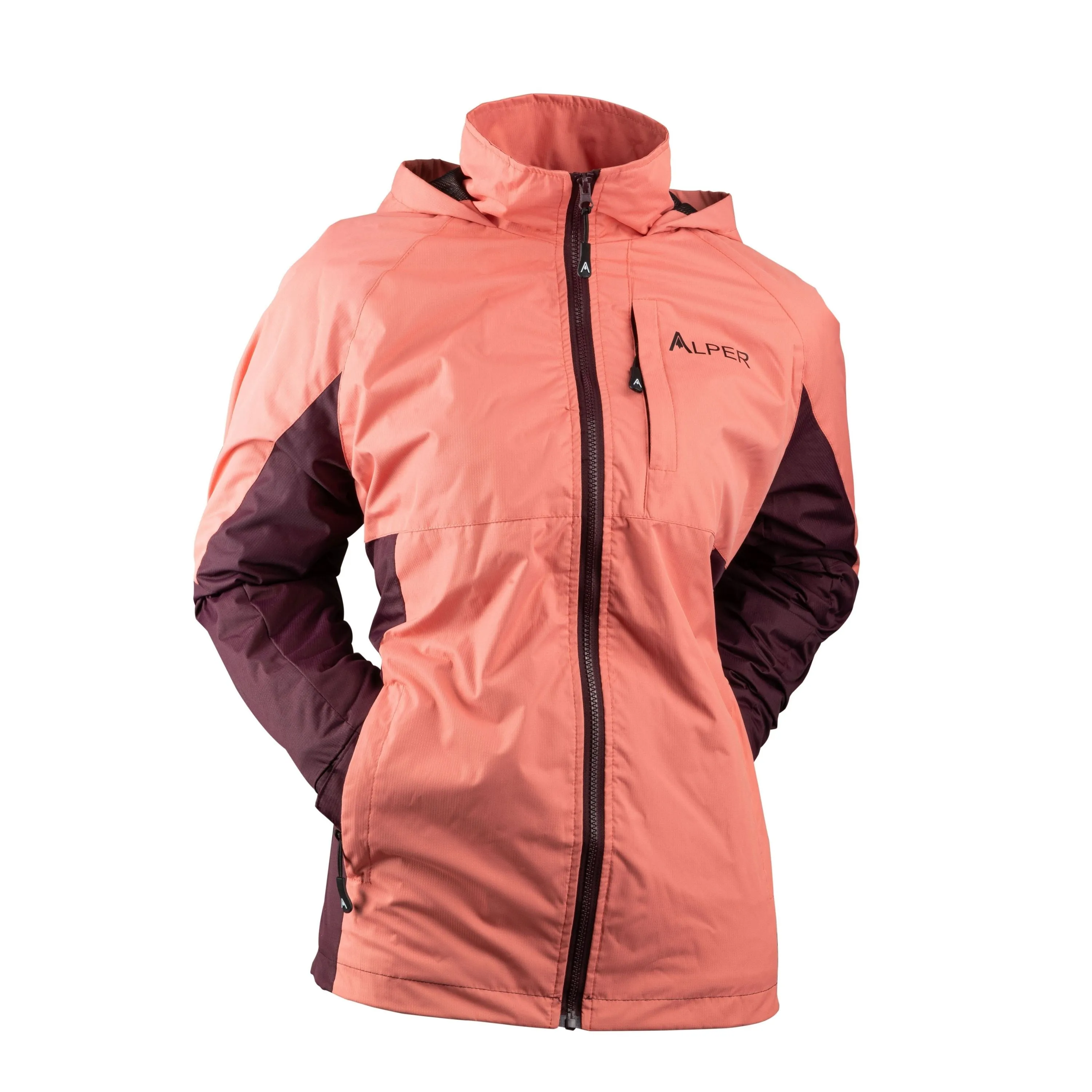 Manteau en nylon et polar ze - Femme