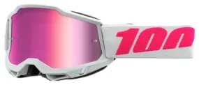 Masque 100% Accuri 2 Enfant Keetz Blanc / Verres Miroir Rose