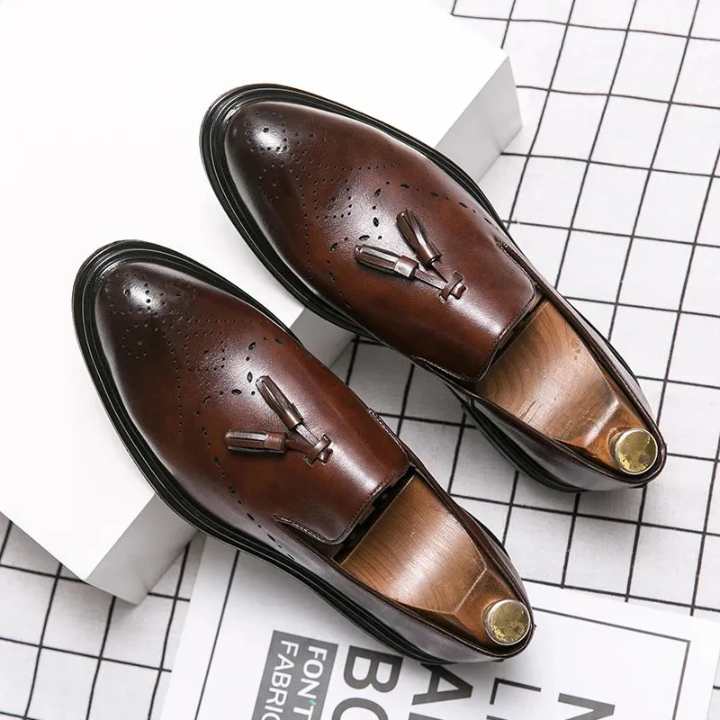 Mocassin en cuir décontracté pour homme