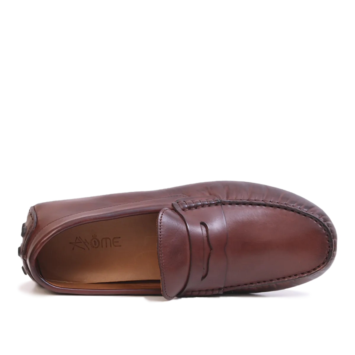 Mocassin Gommino en cuir MARRON