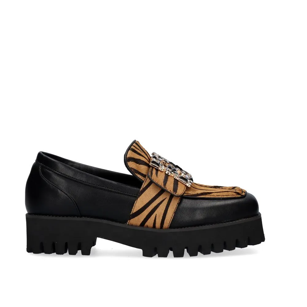 MOCASSIN EXÉ P212-W168T ZÈBRE BEIGE