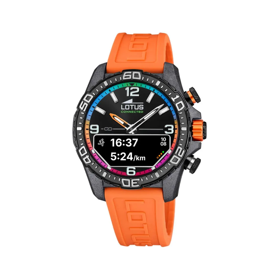 Montre Homme Lotus - 20000-7 Bracelet Silicone Orange | 3 Suisses