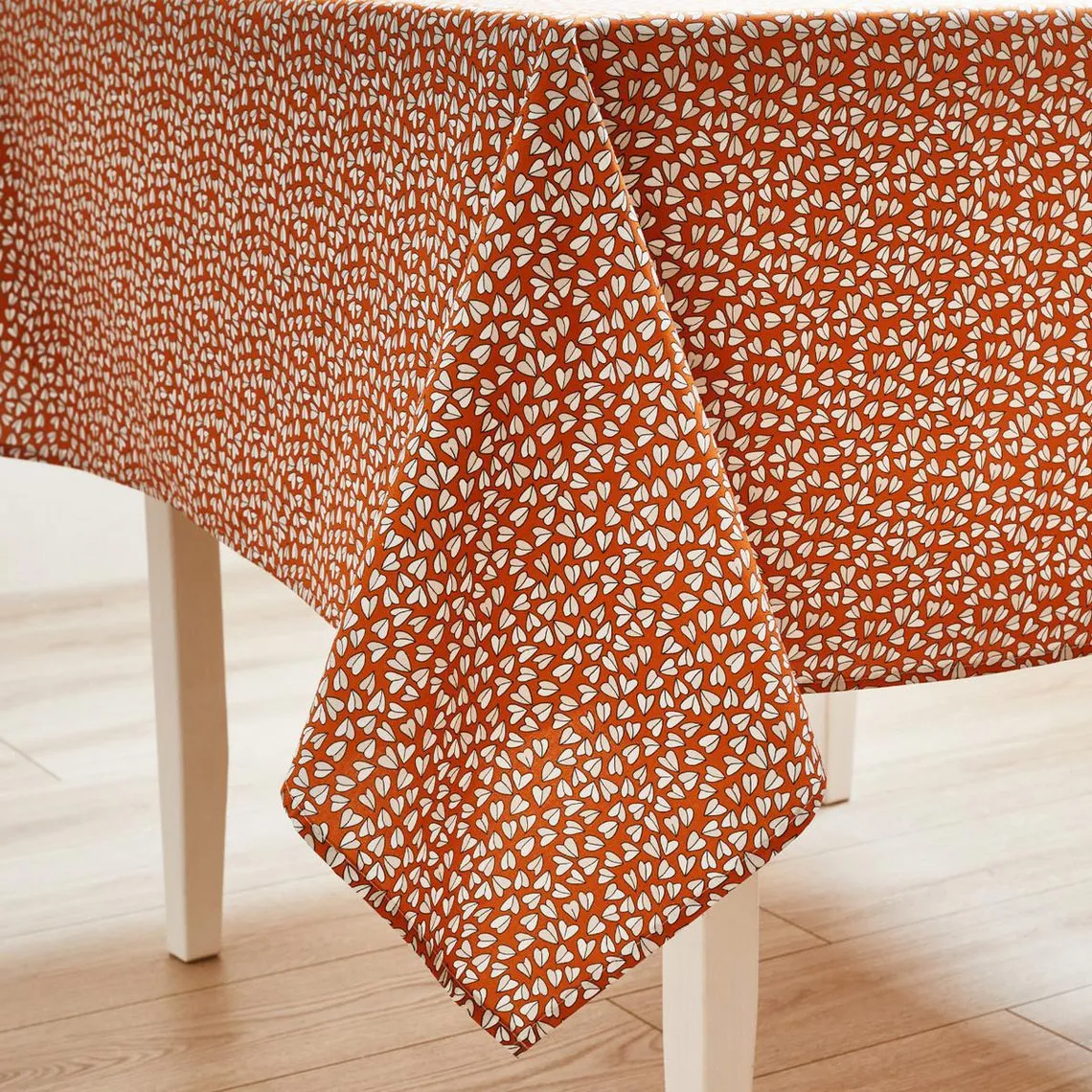 Nappe Carrée en Coton Orange | 3 Suisses