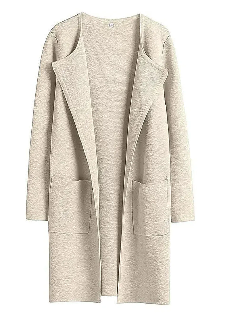 Nathalia | Femme Trench-coat à col élégant | Long