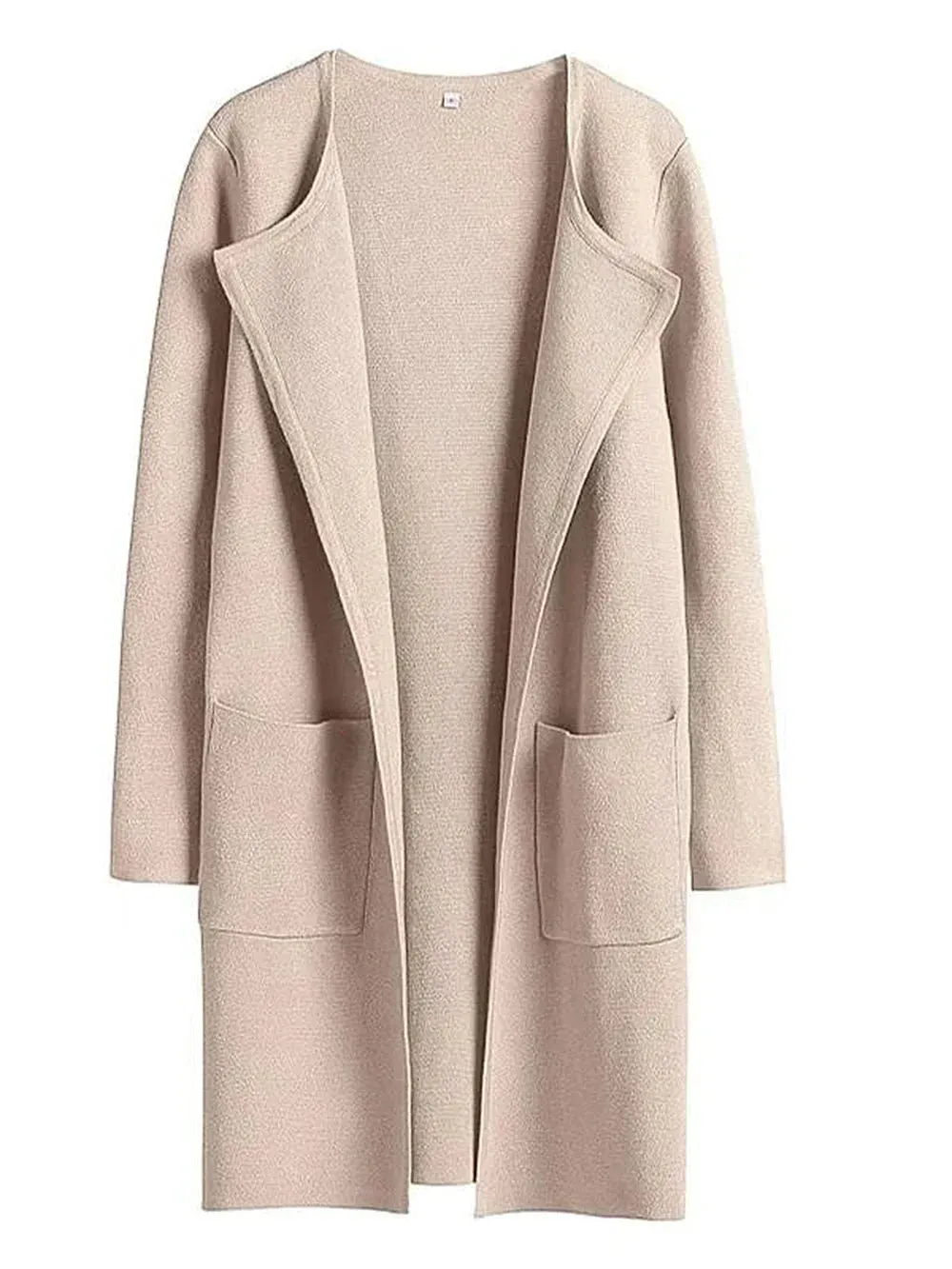 Nathalia | Femme Trench-coat à col élégant | Long