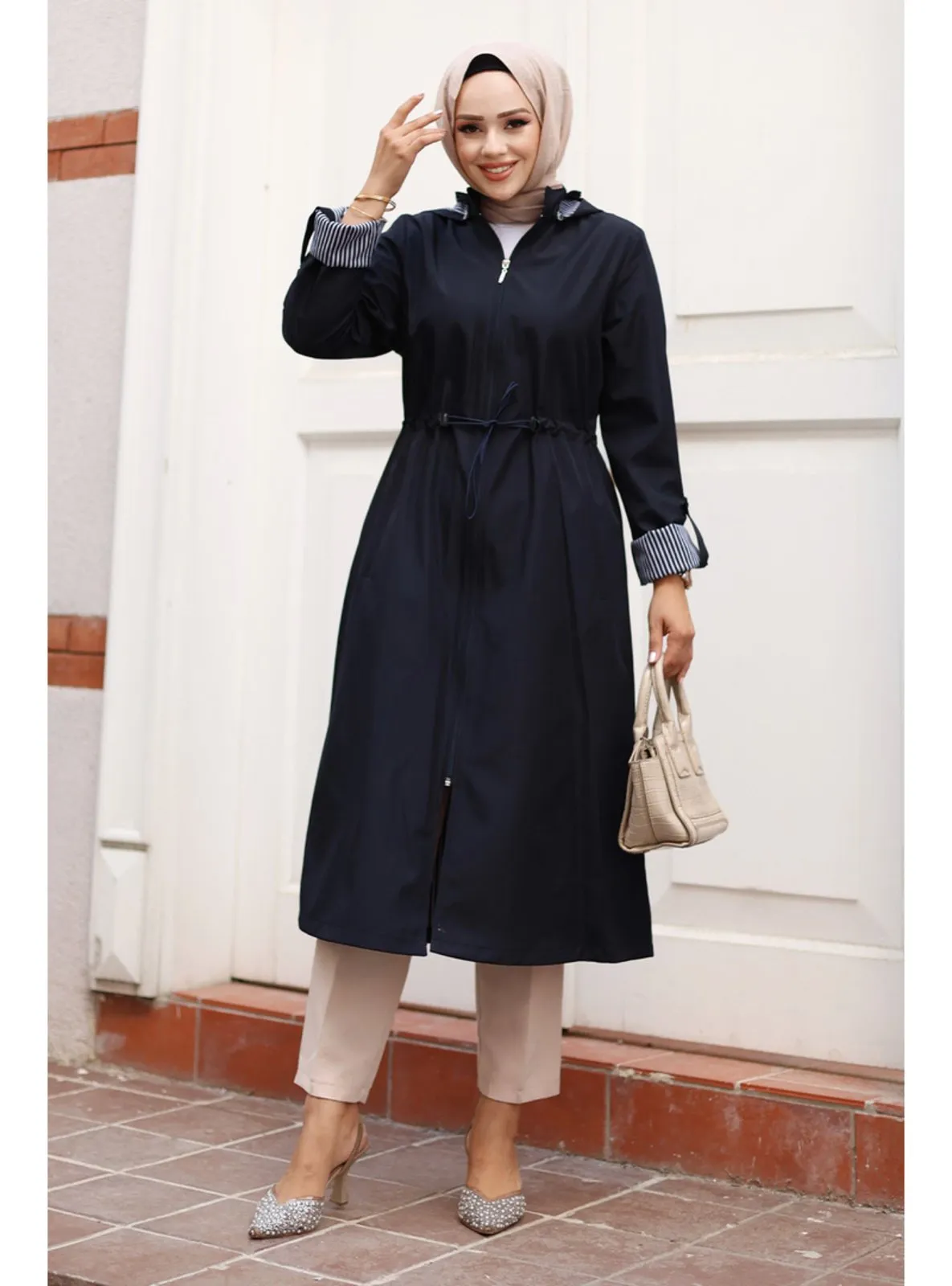 Navy Blue - 400gr - Trench Coat